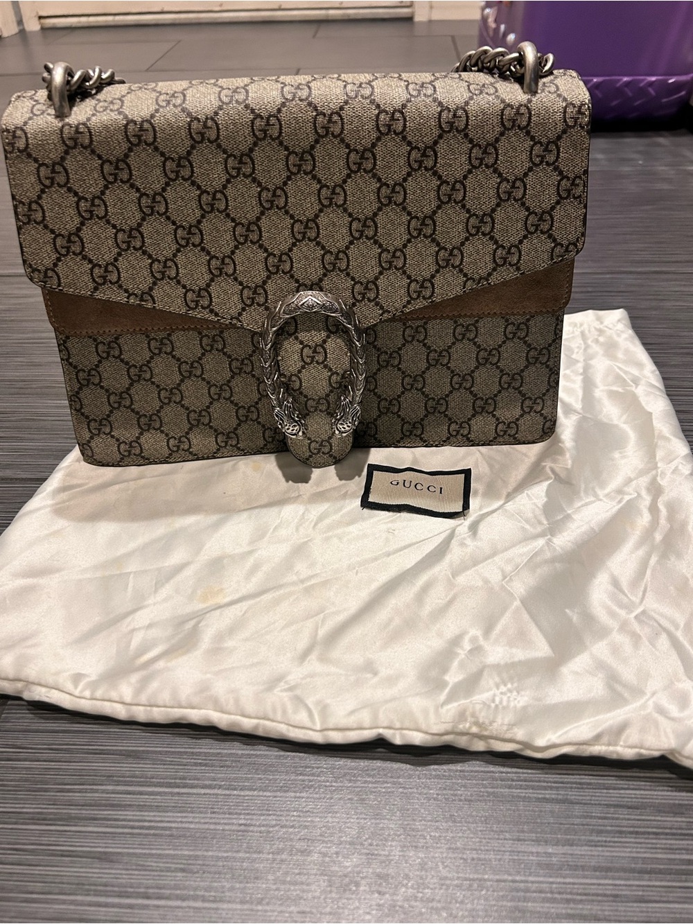 GG Supreme Dionysus Shoulder Bag